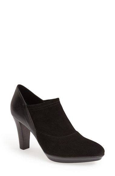 BLACK STRETCH SUEDE
