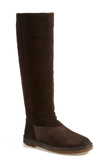 CHOCOLATE SPORTED SUEDE