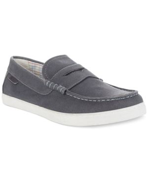 Grey Fabric/White