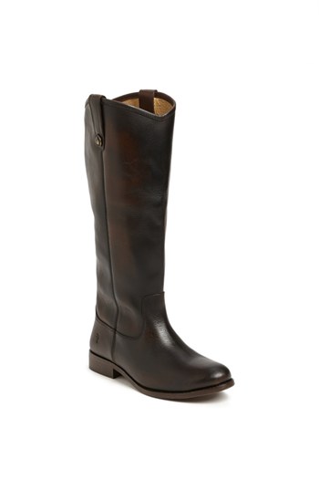 DARK BROWN LEATHER EXTENDED