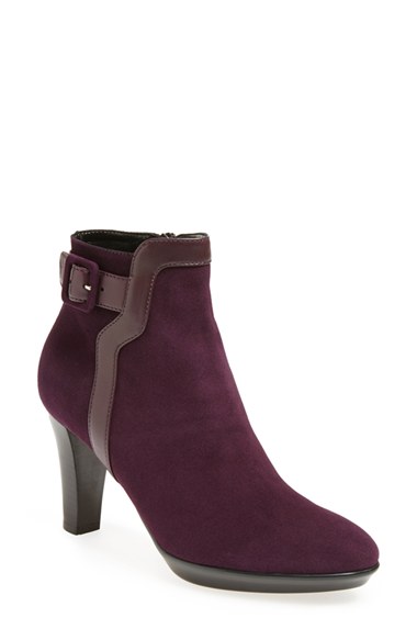 PLUM SUEDE COMBO