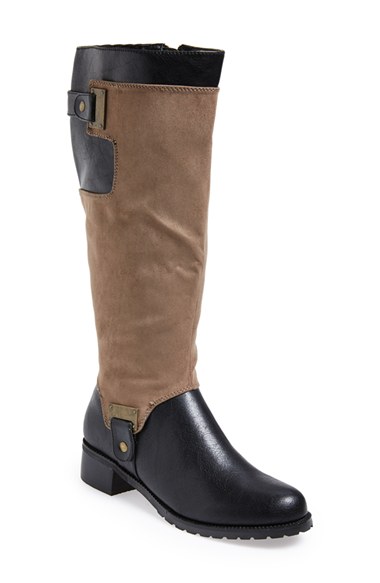 TAUPE/ BLACK