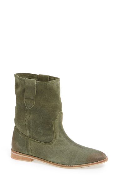 GREEN SUEDE