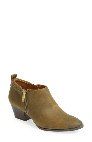 OLIVE SUEDE